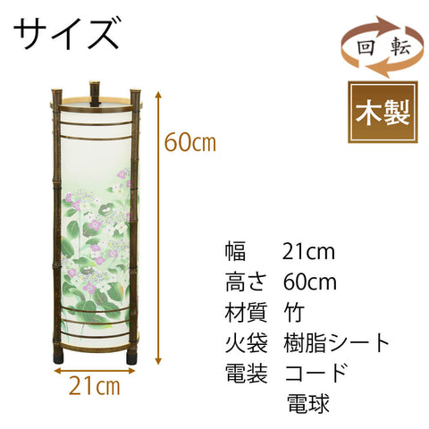 新型 なごみあかり 紫陽花