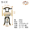 盆提灯 回転 あかり 綾型 10号 蒔絵絵入 特徴 2