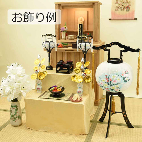 回転 あかり 銀杏 11号 蒔絵絵入