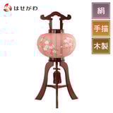 盆提灯 姫行灯 茜染 桜 8号 特徴 1