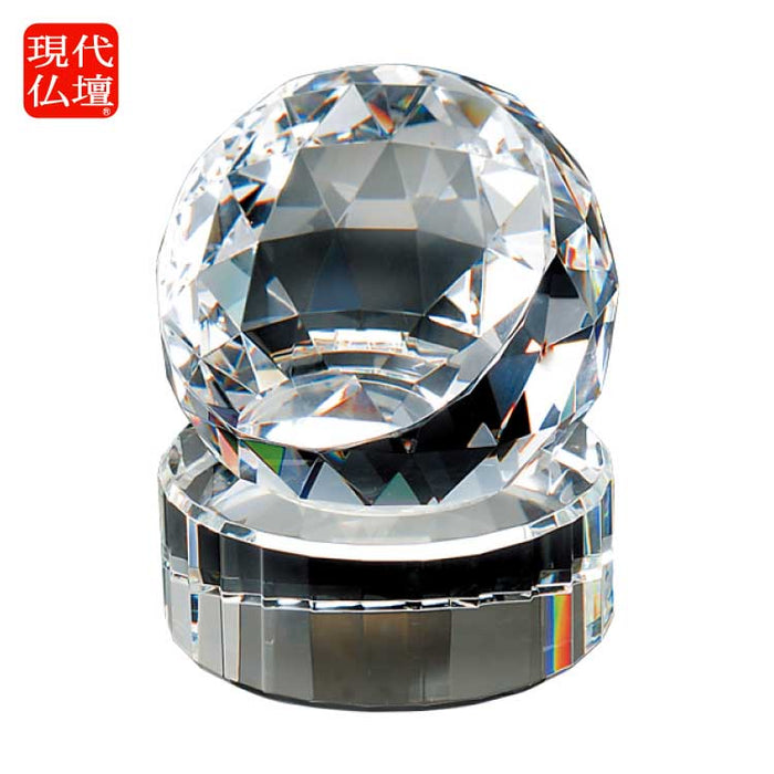 ガラス位牌 過去帳 グローヴ 総丈11.5cm 特徴 1