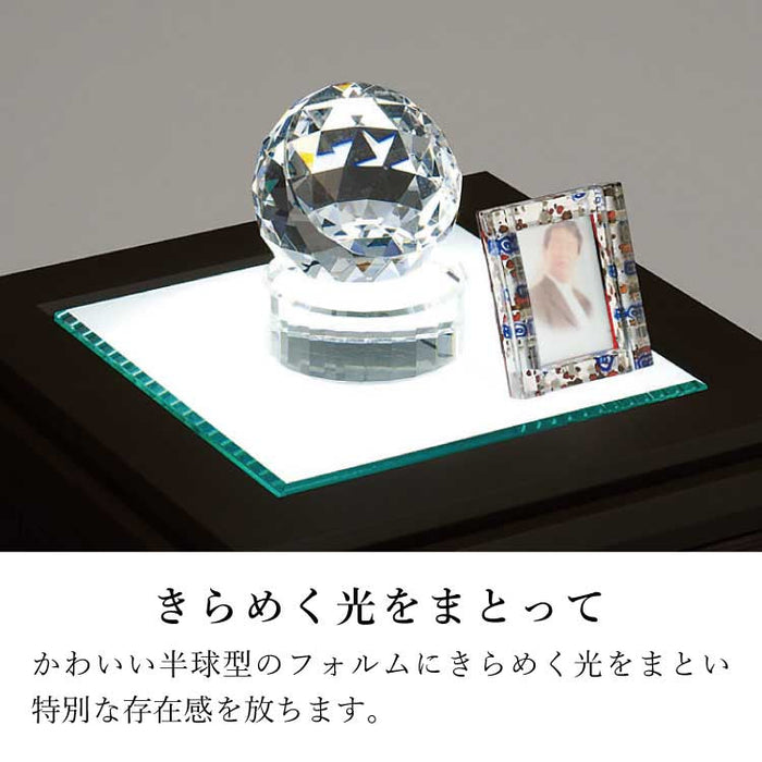 ガラス位牌 過去帳 グローヴ 総丈11.5cm 特徴 5