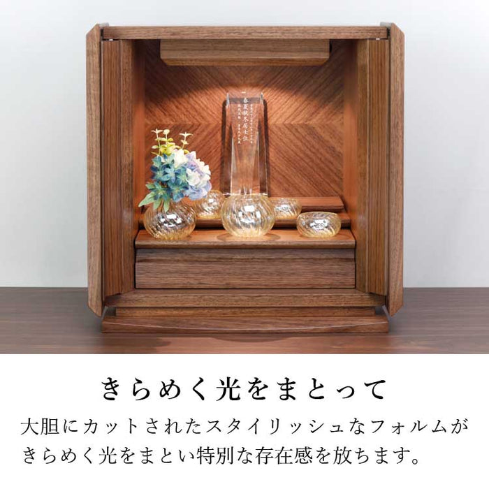 ガラス位牌 過去帳 プリズム 総丈17.0cm 特徴 5