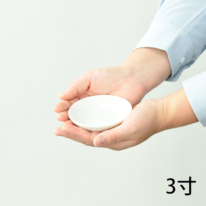神具 洗米皿 白3.0寸