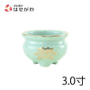 香炉 青地金蓮 3.0寸