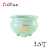 香炉 青地金蓮 3.5寸