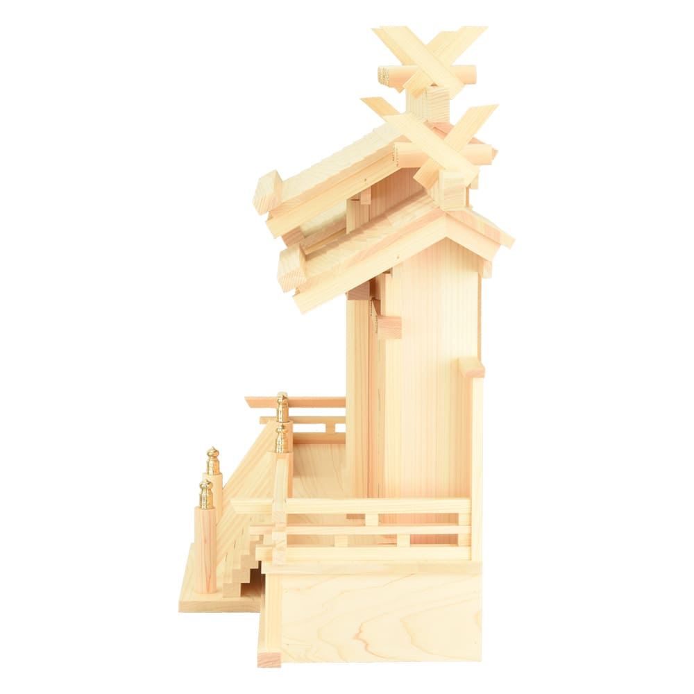 神棚 神具セット 本金具 屋根違い三社 中 | お仏壇のはせがわ 神棚 神具セット 本金具 屋根違い三社 中 | お仏壇のはせがわ