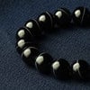 数珠・念珠 ブレスレット 黒縞メノー 12mm 特徴 2