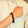 数珠・念珠 ブレスレット 黒縞メノー 12mm 特徴 3