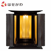 仏壇 波浄美（はじょうび） ブラック×ゴールド H49cm 特徴 1