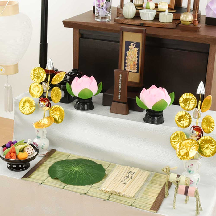 陳情令　公式商品　3周年限定　師姉　蓮花灯　レプリカ 霊前灯 華蓮 ピンク 対 | お仏壇のはせがわ公式通販