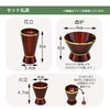 仏壇 【WEB限定】バンディ ウォールナット調 H120cm 仏具セット 特徴 8
