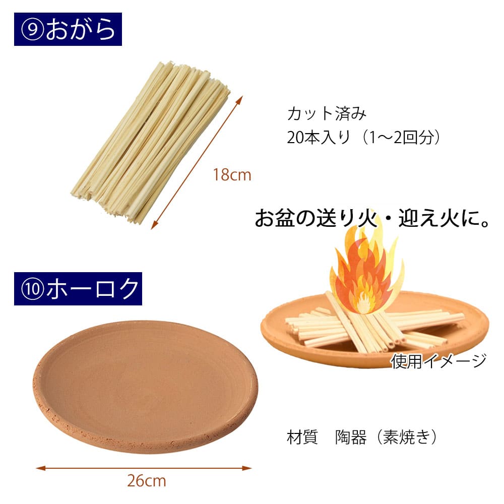 初盆セット 伝統型フルセット 8-A | お仏壇のはせがわ公式通販