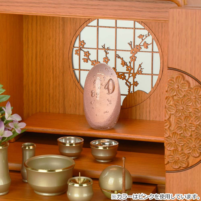 位牌 水鞠 吹きガラス 総丈約10cm