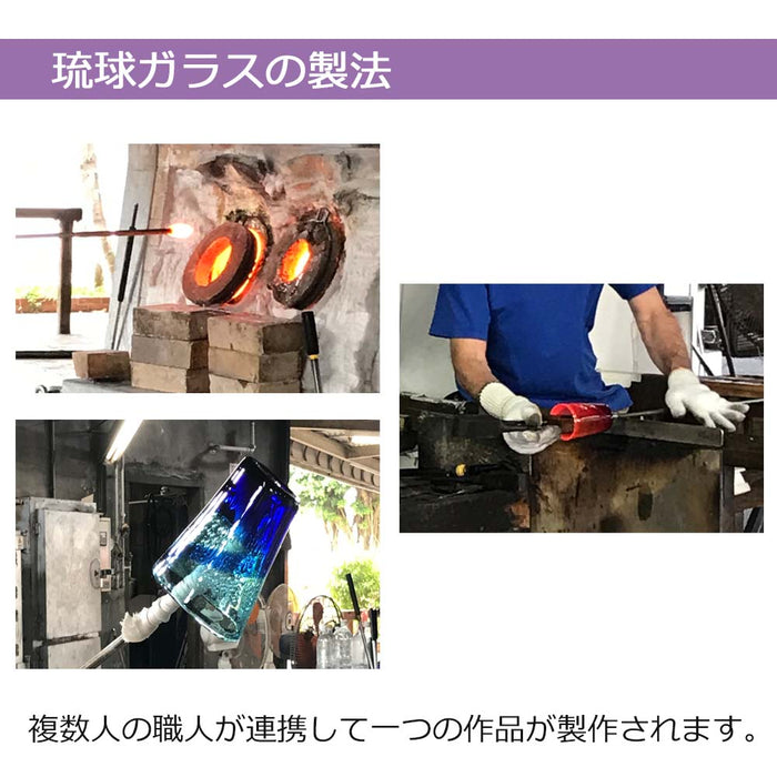 位牌 水鞠 吹きガラス 総丈約10cm