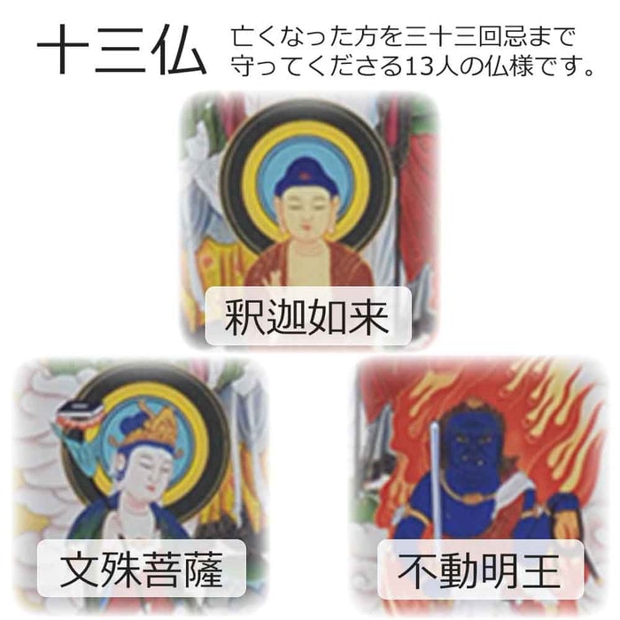 盆用品 床掛軸 十三仏 桃山 3尺 特徴 4