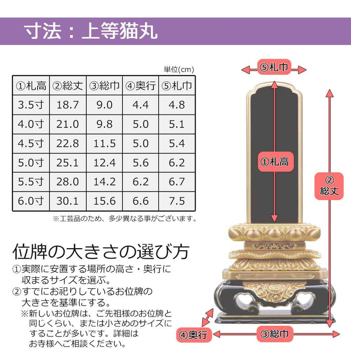 板位牌 上等猫丸