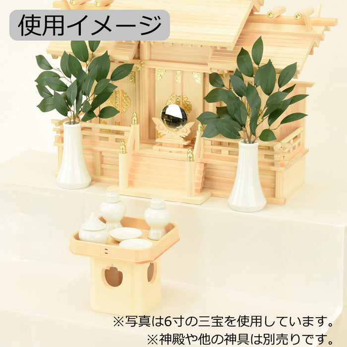 神棚 神具 三宝 桧 柾目 2.5寸 特徴 3