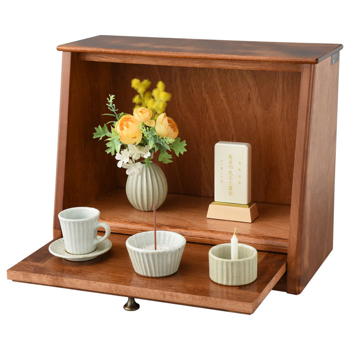 パーソナル位牌 翠霞 白 総丈9.5cm