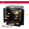 黒檀 トーシ 静観 15×20 仏具セットC 特徴6