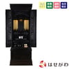 仏壇 雅 (みやび) 黒檀 H160cm 仏具セットB 特徴 1