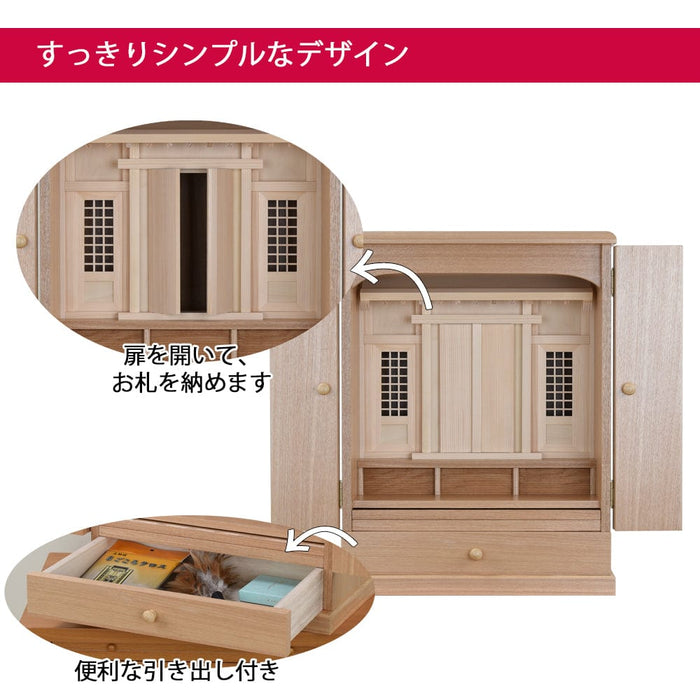 仏壇 東海 タモ H60cm 神具セットB 特徴 2