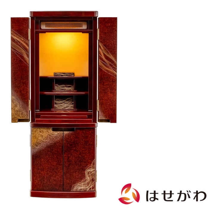 仏壇 京錦 (きょうにしき) デラックス パーロッサ H130cm 特徴 1