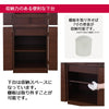 リアン ウォールナット調 H120cm 仏具セットA