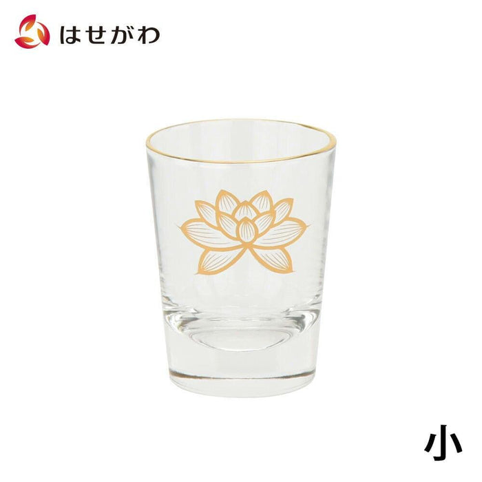 仏具 ガラスコップ 上金蓮 小 特徴 1