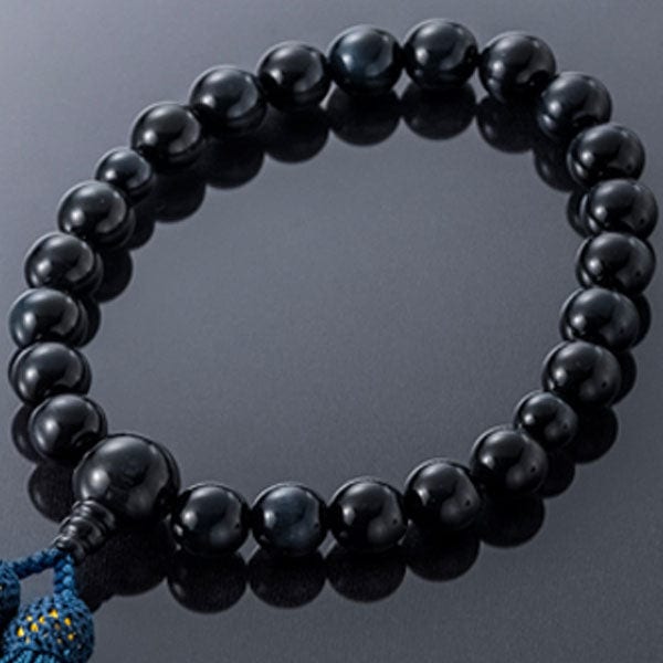 数珠 数珠 たまのお 青虎目12mm 鉄紺 特徴 7