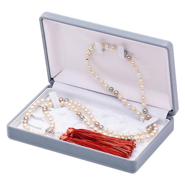 数珠 ネックレス念珠 コットンパール マルチ | お仏壇のはせがわ公式通販