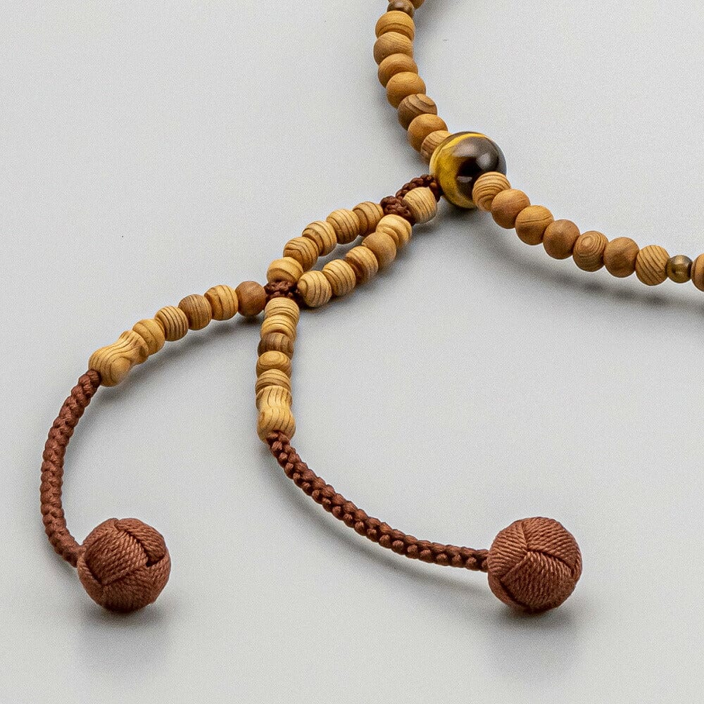 数珠 日本の木 浄土宗 屋久杉 トラメ石仕立て 日本製 じゅず 浄土宗 本念珠 数珠 本念珠 浄土真宗 真宗「日本の木 真宗 屋久杉 トラメ石仕立て」お