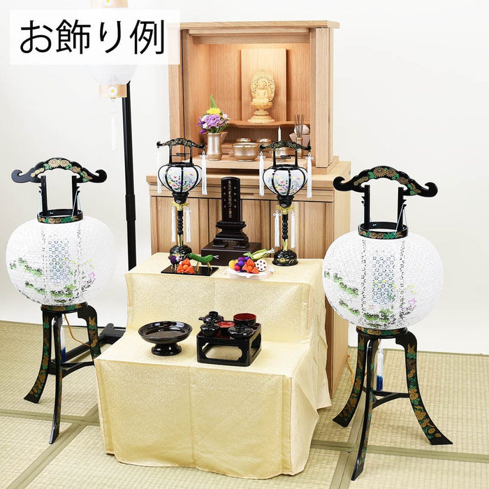 盆提灯 回転 11号 西川 2個セット 特徴 2
