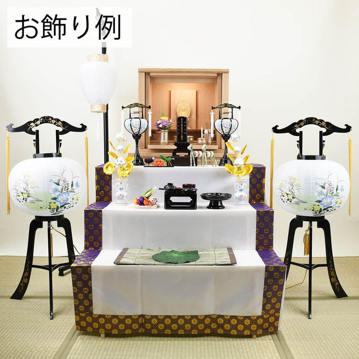 盆提灯 回転 12号 美和 2個セット 特徴 2