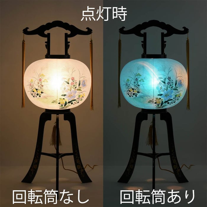 盆提灯 【WEB限定】回転 12号 美和  2個セット 特徴 5