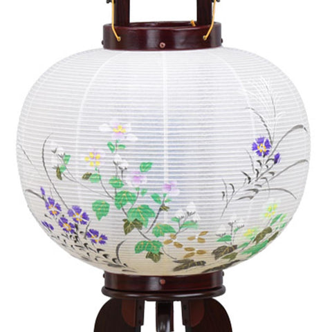 回転 芙蓉 9寸 紫檀調