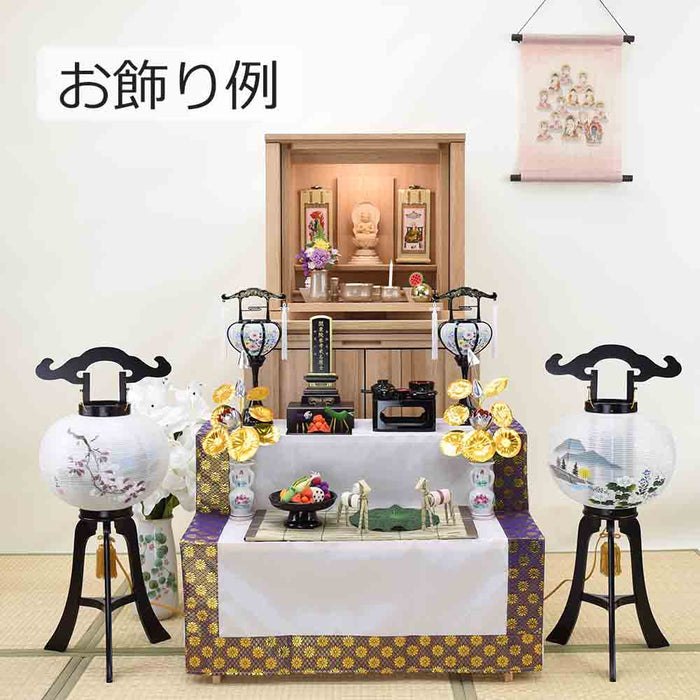 回転 芙蓉山水 9寸 黒檀調 | お仏壇のはせがわ公式通販