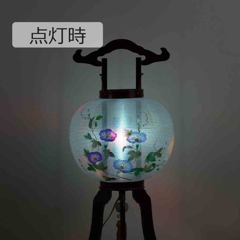 回転 朝顔 尺一 紫檀調