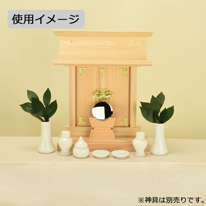 神棚・神具 神殿 並列一社 桧 小 特徴 3