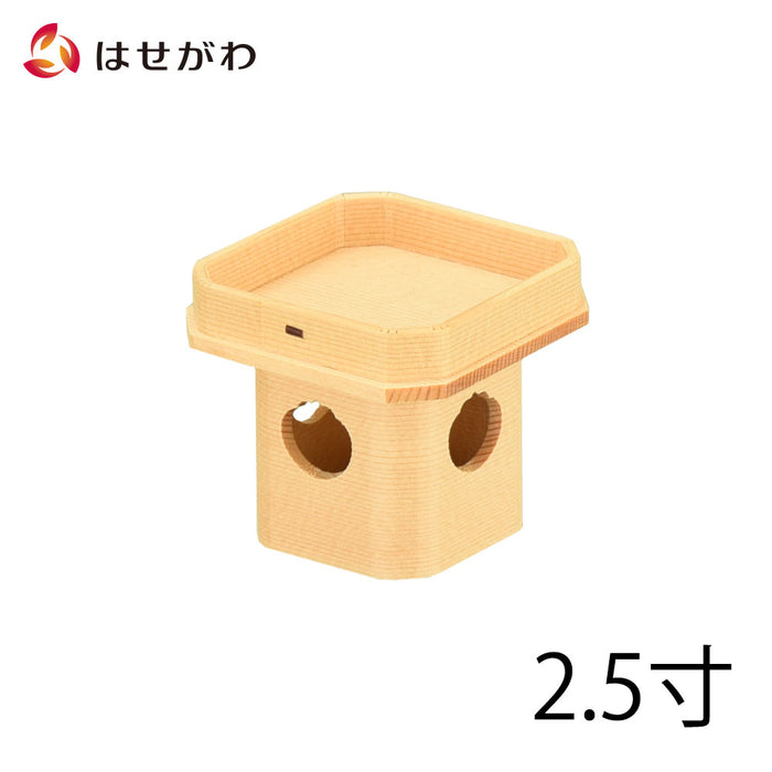 神棚 神具 三宝 外材柾目 2.5寸 特徴 1