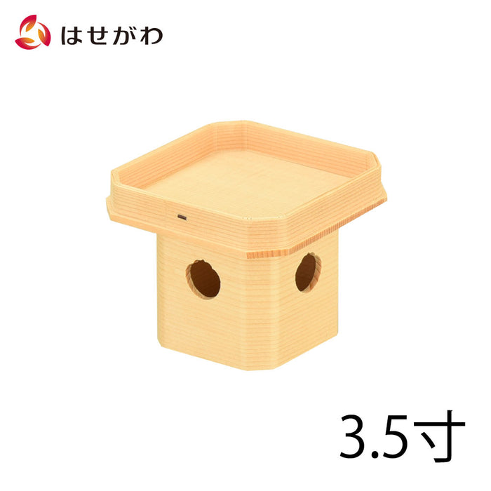 神棚 神具 三宝 外材柾目 3.5寸 特徴 1