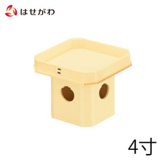 神具 三宝 外材柾目 4.0寸