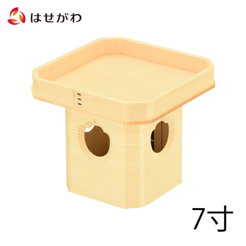 神具 三宝 外材柾目 7.0寸