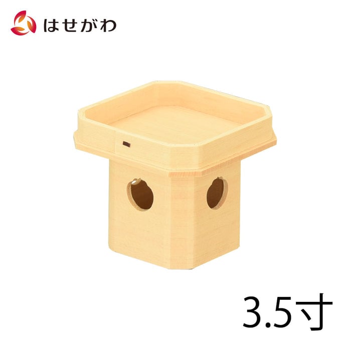 神棚 神具 三宝 木曽ひのき 3.5寸 特徴 1