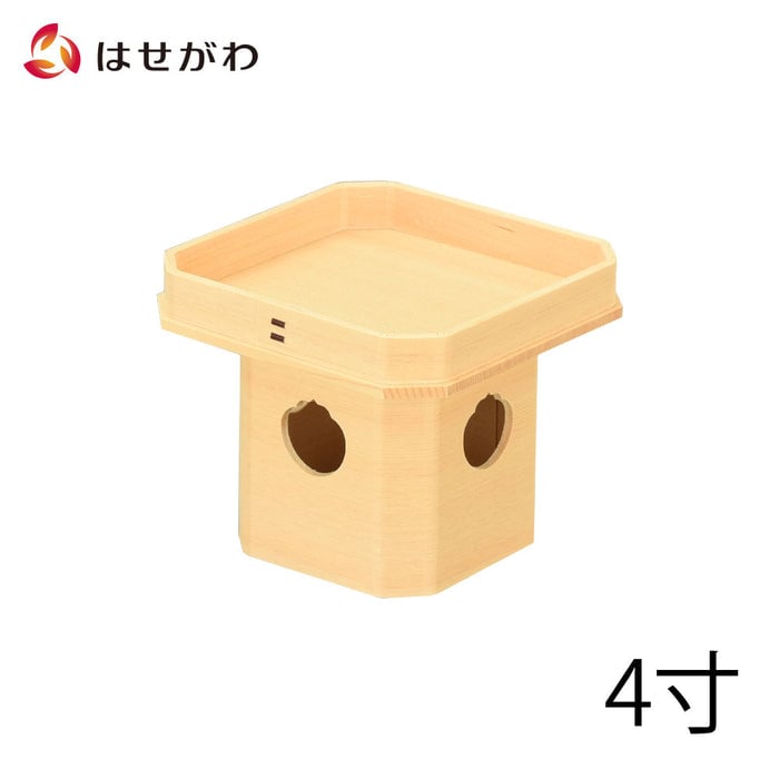神棚 神具 三宝 木曽ひのき 4.0寸 特徴 1