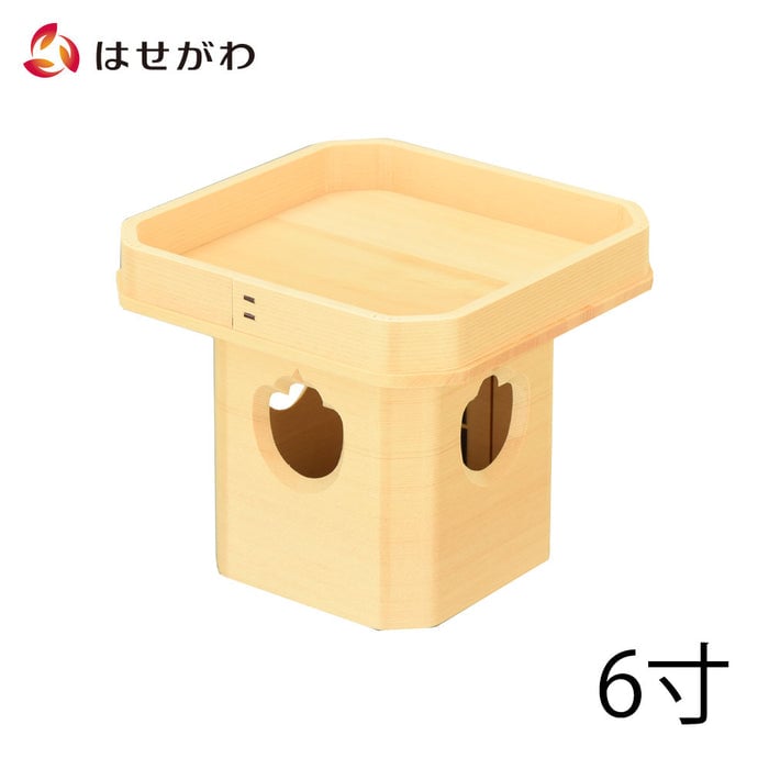 神棚 神具 三宝 木曽ひのき 6.0寸 特徴 1