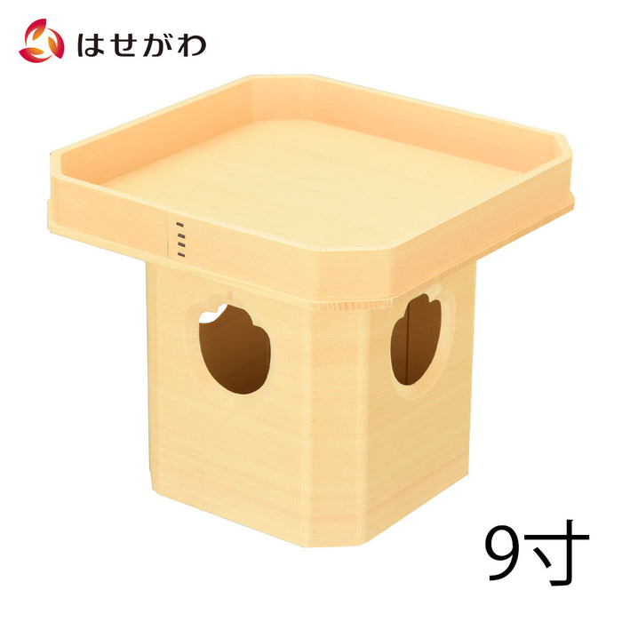 神棚 神具 三宝 木曽ひのき 9.0寸 特徴 1