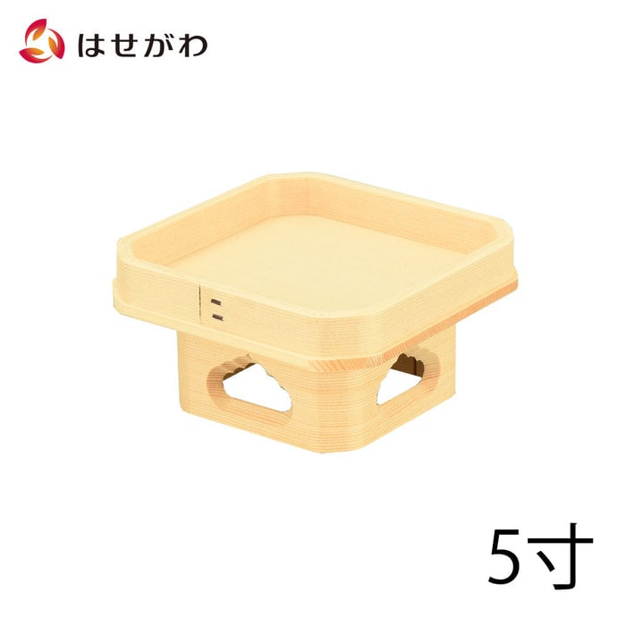 神棚 神具 遠山三宝 外材柾目 5.0寸 特徴 1