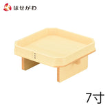 神具 三宝 外材柾目 足打 7.0寸