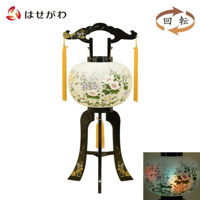 盆提灯 回転 芙蓉 9号 特徴 1